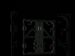 500mm*500mm Алюминиевые шкафы для 250mm*250mm модуля светодиодного экрана