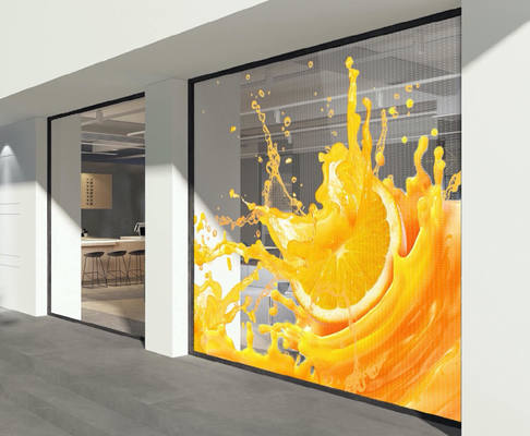 3.91-7.82mm Transparent Grating Screen For Science And Technology Museum