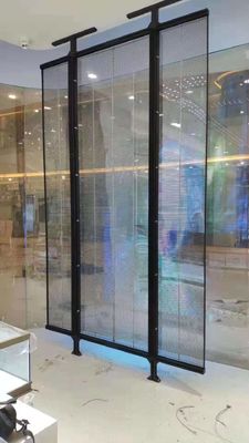 Высокопрозрачный светодиодный экран из прозрачного стекла с широким углом обзора и низким энергопотреблением для внутреннего и наружного использования