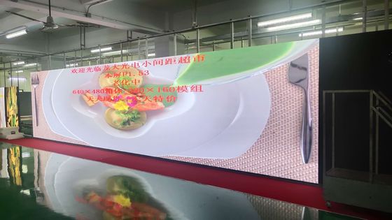 1.25мм светодиодный экран с малым шагом пикселя и высокой яркостью, макс. 800 Вт/м² для внутреннего использования