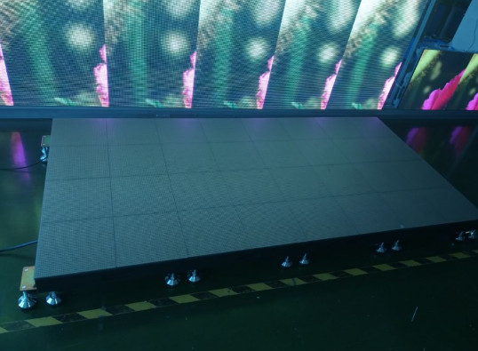 DMX Control LED Screen Floor Tiles Indoor / Outdoor Высококачественный алюминиевый сплав