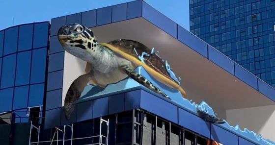 P5.71 RGB Алюминиевый держатель Наружный 3D профессиональный светодиодный экран с обнаженным глазом