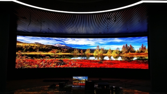 Угол приведенный взгляда стены 3840hz дисплея 500 x 500mm арендный видео- широкий