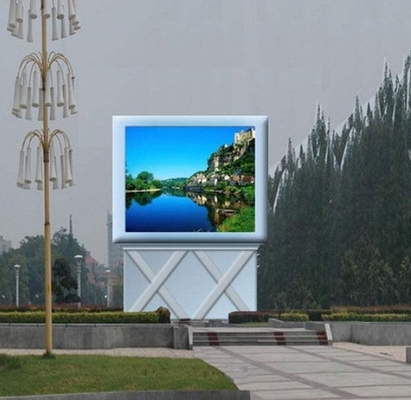 281 триллион шкафов афиши AC110 P10 RGB модуля экрана приведенного электронных алюминиевых