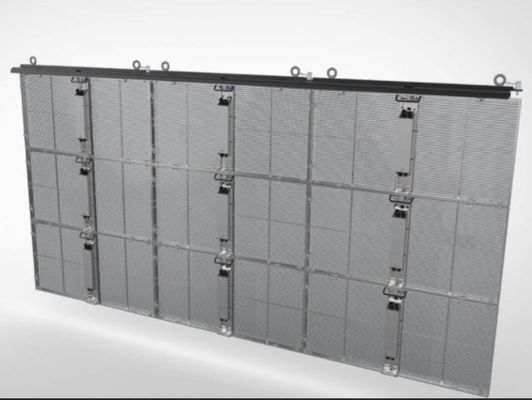 Развертка P3.9mm окна 8 магазина экрана СИД стекла IC 2038 прозрачная