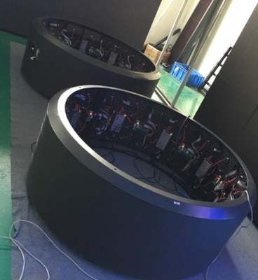 Модуля СИД P4 RGB IP43 искажение цвета 700cd/M2 гибкого полное анти-