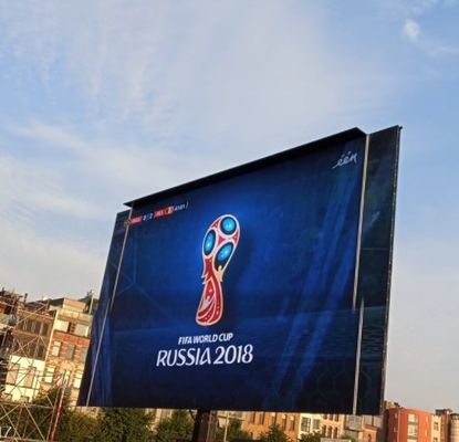 ODM P3.076 Наружные светодиодные видеостены с светодиодным рекламным щитом