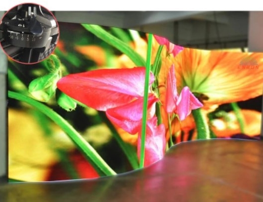 Крытый дисплей СИД HD P2.5 SMD мягкий изогнул крытый гибкий модуль приведенный