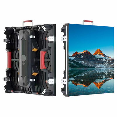 Экрана СИД шкафа P3.91 заливки формы напряжение тока силы 5V алюминиевого арендное