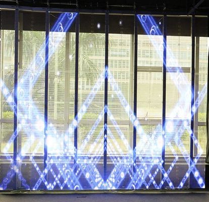 Высокий экран приведенный 281trillion IC 2038 яркости P7.8 прозрачный стеклянный